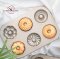 พิมพ์โดนัท 3 ลาย 6 หลุม Donut Teflon Chefmade