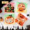 ถุงฝากาวพิมพ์ลายฮาโลวีน/Halloween คละลาย 50 ใบ
