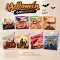 ถุงคุกกี้ฝาแถบกาวคละลายฮาโลวีน Halloween Cookies bags 50 ใบ