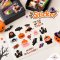 สติกเกอร์คละลายฮาโลวีน Halloween 3 แผ่น