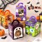 กล่องคัพเค้ก/ขนม คละลายฮาโลวีน Halloween 8 ใบ
