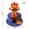 ชั้นวางคัพเค้ก/ขนม ลายฮาโลวีน Halloween