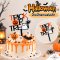 ป้ายอะคริลิคปักตกแต่งเค้ก Halloween 1 ชิ้น