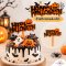ป้ายอะคริลิคปักตกแต่งเค้ก Halloween 1 ชิ้น