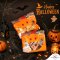 Halloween ถุงขนมซิปพิมพ์ลายฟักทองฮาโลวีน 10 ใบ