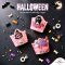 เซ็ทถ้วยกระดาษคัพเค้ก Halloween คละ 3 แบบ