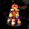 ชั้นวางคัพเค้ก/ขนม ลายฮาโลวีน Halloween