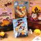 ถุงหิ้วมีซิปคละลายฮาโลวีน Halloween (10 ใบ)