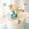 ป้ายปักเค้กอคิลิคสีทอง Mother's Day วันแม่ 1 ชิ้น