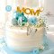 ป้ายปักเค้กอคิลิคสีทอง Mother's Day วันแม่ 1 ชิ้น