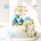 ป้ายปักเค้กอคิลิคสีทอง Mother's Day วันแม่ 1 ชิ้น