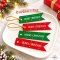 ป้ายห้อย/Tag Christmas คละสีเขียว-แดง 20 ชิ้น พร้อมเชือก