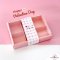 กล่องชมพู  ฝาเลื่อน 6 ช่อง แพ็ค 5 ใบ