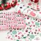 Christmas paper กระดาษรอง/ห่อขนม ธีมคริสต์มาส   20 แผ่น