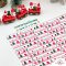 Christmas paper กระดาษรอง/ห่อขนม ธีมคริสต์มาส   20 แผ่น