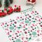 Christmas paper กระดาษรอง/ห่อขนม ธีมคริสต์มาส   20 แผ่น