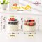 ถ้วยโยเกิร์ต 300 มล. (Yogurt)พร้อมถาดแยกท็อปปิ้ง 20 ใบ