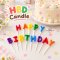 เทียนตัวอักษร Happy Birthday คละสี