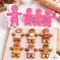 เซ็ทพิมพ์กดคุ้กกี้ Gingerbread Girl 3 ลาย
