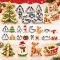 เซ็ทพิมพ์กดคุ้กกี้ X'Mas 3D 8 แบบ