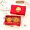 กล่องขนมไหว้พระจันทร์ สีแดง 2 ชิ้น (5 ใบ)