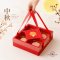 กล่องขนมไหว้พระจันทร์ 4 ช่อง หูหิ้ว   (5 ใบ)