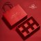 กล่องสีแดง Special Gift หูหิ้ว 6 ช่อง (1 ชุด)
