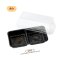 กล่องพลาสติก 2 ช่อง 20 ใบ ไม่รวมสติกเกอร์