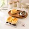 กล่องพลาสติกพร้อมส้อม ชีสเค้ก/Hanjuku Cheesecake 10 ใบ