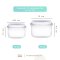 ถ้วยพุดดิ้ง/คัสตาร์ดเค้ก (20ใบ) อบรองน้ำได้