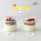 ถ้วยโยเกิร์ต (Yogurt)พร้อมถาดแยกท็อปปิ้ง 20 ใบ