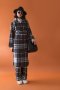DOUBLE COLLAR PLAID DRESS & UNCLE PANTS SET by WLS เดรสลายตารางปกดับเบิ้ลเชิ๊ต กับกางเกงทรง 40's