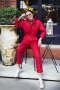 จั๊มสูทสไตล์ช่างฟิต  Red Power Mechanic Jumpsuit  