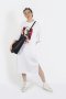 เดรสผ้ายืดลายสกรีน  เดรสผ้ายืดคอตตอนพรีเมี่ยม Oversized Dress 