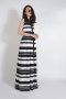 เดรสแม็กซี่ คอปกเชิ๊ต Maxi Shirt Dress (Black & White Striped)