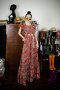 Vintage Tulip Ruffle Maxi Dress by WLS 