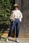  Denim Baggy Pants (Navy Blue) by WLS 