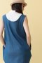 สตรีทแฟชั่น Super Oversized Denim and Shirt  Dress by WLS