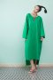 สตรีทแฟชั่น Super Oversized Forest Linen Maxi Dress  by WLS