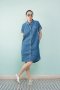 สตรีทแฟชั่น Basic Denim Dress Shirt  by WLS