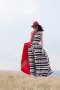 สตรีทแฟชั่น  R&B Stripes Maxi Shirt Dress by WLS