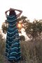 สตรีทแฟชั่น  G&B Stripes Maxi Shirt Dress by WLS