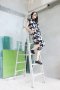สตรีทแฟชั่น Letter Oversized Dress by WLS