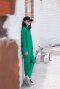 สตรีทแฟชั่น  Fresh Green Oversized Jumpsuit by WLS
