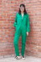 สตรีทแฟชั่น  Fresh Green Oversized Jumpsuit by WLS