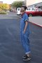 สตรีทแฟชั่น TOMBOY Oversized Denim Jumpsuit by WLS