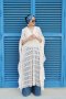 สตรีทแฟชั่น  Knitting Lace Super Oversized Maxi Dress by WLS