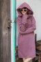สตรีทแฟชั่น Comfy Oversized Hoodie Dress (Plum) by WLS