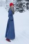   Denim Maxi Shirt Dress by WLS  