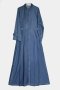   Denim Maxi Shirt Dress by WLS  